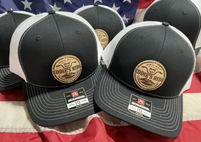 Custom Engraved Hat patched for businesses